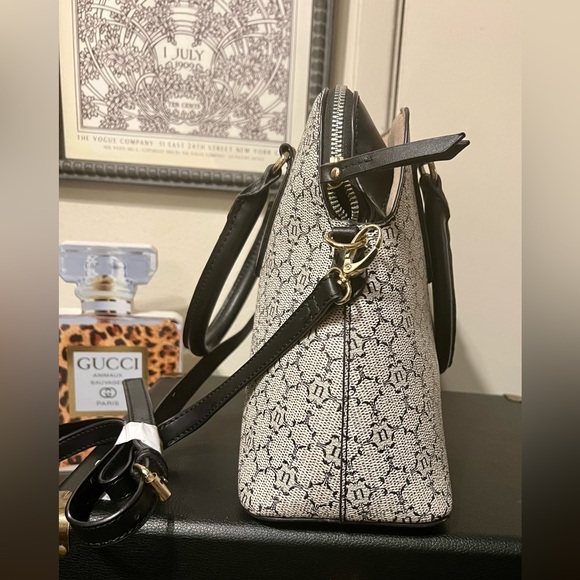 Nanette Lepore Black and Beige Satchel NWOT - Picture 12 of 16